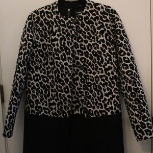 RARE Wool Georges Rech Leopard Coat